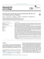 Percentile curves for the knee injury and osteoarthritis outcome score in the middle-aged Dutch population