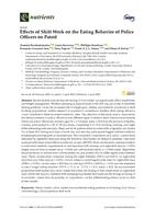 Effects of shift work on the eating behavior of police officers on patrol