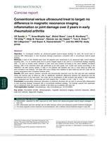 Conventional versus ultrasound treat to target