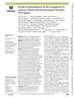 EULAR recommendations for the management of psoriatic arthritis with pharmacological therapies