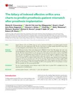 The fallacy of indexed effective orifice area charts to predict prosthesis-patient mismatch alter prosthesis implantation