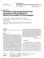 Modulation of airway epithelial innate immunity and wound repair by M(GM-CSF) and M(M-CSF) macrophages