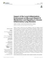 Impact of the local inflammatory environment on mucosal vitamin D metabolism and signaling in chronic inflammatory lung diseases