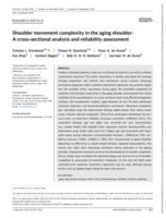 Shoulder movement complexity in the aging shoulder