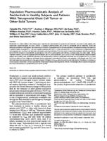 Population pharmacokinetic analysis of pexidartinib in healthy subjects and patients with tenosynovial giant cell tumor or other solid tumors