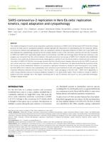 SARS-coronavirus-2 replication in Vero E6 cells