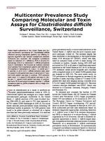 Multicenter prevalence study comparing molecular and toxin assays for clostridioides difficile surveillance, Switzerland