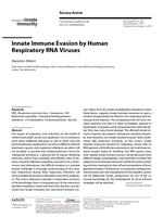 Innate immune evasion by human respiratory RNA viruses