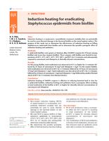 Induction heating for eradicating Staphylococcus epidermidis from biofilm