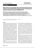 Which factors are associated with local control and survival of patients with localized pelvic Ewing's sarcoma?