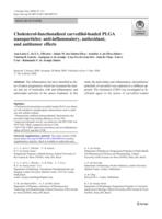 Cholesterol-functionalized carvedilol-loaded PLGA nanoparticles