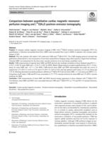 Comparison between quantitative cardiac magnetic resonance perfusion imaging and [O-15]H2O positron emission tomography