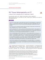 RV tissue heterogeneity on CT a novel tool to identify the VT substrate in ARVC