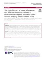 The clinical impact of phase offset errors and different correction methods in cardiovascular magnetic resonance phase contrast imaging