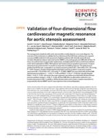 Validation of four-dimensional flow cardiovascular magnetic resonance for aortic stenosis assessment