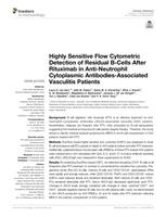 Highly sensitive flow cytometric detection of residual B-cells after rituximab in anti-neutrophil cytoplasmic antibodies-associated vasculitis patients