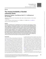 The missing heritability of familial colorectal cancer