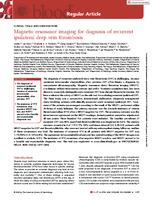 Magnetic resonance imaging for diagnosis of recurrent ipsilateral deep vein thrombosis