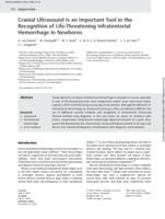 Cranial ultrasound is an important tool in the recognition of life-threatening infratentorial hemorrhage in newborns