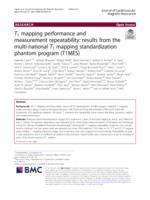 T-1 mapping performance and measurement repeatability