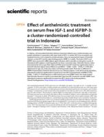 Effect of anthelmintic treatment on serum free IGF-1 and IGFBP-3