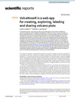 VolcaNoseR is a web app for creating, exploring, labeling and sharing volcano plots