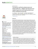 Translesion synthesis polymerases are dispensable for C. elegans reproduction but suppress genome scarring by polymerase theta-mediated end joining