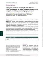 Facet joint ankylosis in r-axSpA