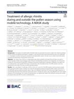 Treatment of allergic rhinitis during and outside the pollen season using mobile technology. a MASK study