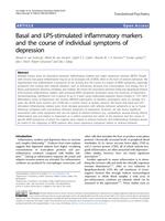 Basal and LPS-stimulated inflammatory markers and the course of individual symptoms of depression