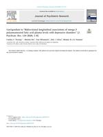 Bidirectional longitudinal associations of omega-3 polyunsaturated fatty acid plasma levels with depressive disorders (vol 124, pg 1, 2020)