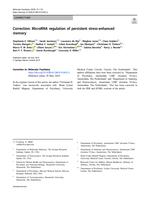 MicroRNA regulation of persistent stress-enhanced memory (vol 25, pg 965, 2019)