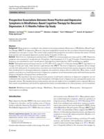 Prospective associations between home practice and depressive symptoms in mindfulness-based cognitive therapy for recurrent depression