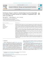 Synchronous change in subjective and physiological reactivity during flight as an indicator of treatment outcome for aviophobia