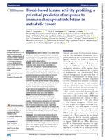 Blood-based kinase activity profiling