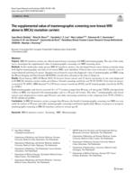 The supplemental value of mammographic screening over breast MRI alone in BRCA2 mutation carriers