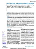 PD-1 blockade in anaplastic thyroid carcinoma