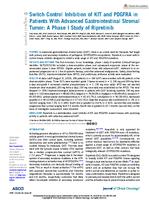 Switch control inhibition of KIT and PDGFRA in patients with advanced gastrointestinal stromal tumor