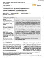 Consequences of epigenetic derepression in facioscapulohumeral muscular dystrophy