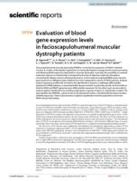 Evaluation of blood gene expression levels in facioscapulohumeral muscular dystrophy patients