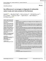 Sex differences in acromegaly at diagnosis