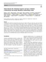 Statin-induced LDL cholesterol response and type 2 diabetes