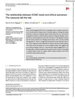 The relationship between DOAC levels and clinical outcomes