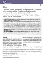 Long-term cardiac outcomes of patients with HER2-positive breast cancer treated in the adjuvant lapatinib and/or trastuzumab Treatment Optimization Trial