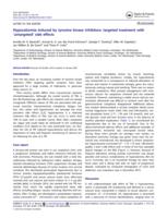 Hypocalcemia induced by tyrosine kinase inhibitors: targeted treatment with 'untargeted' side effects