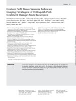 Soft tissue sarcoma follow-up imaging