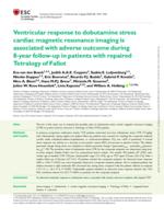 Ventricular response to dobutamine stress cardiacmagnetic resonance imaging is associated with adverse outcome during 8-year follow-up in patients with repaired Tetralogy of Fallot