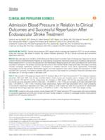 Admission blood pressure in relation to clinical outcomes and successful reperfusion after endovascular stroke treatment
