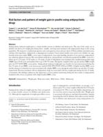 Risk factors and pattern of weight gain in youths using antipsychotic drugs