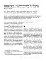 Quantification of PD-L1 expression with F-18-BMS-986192 PET/CT in patients with advanced-stage non-small cell lung cancer